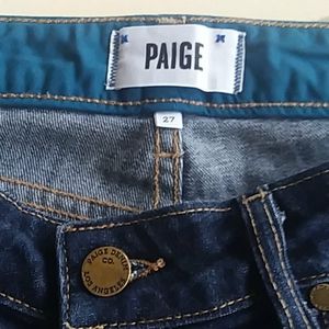 Paige Blue Jeans- Size 27